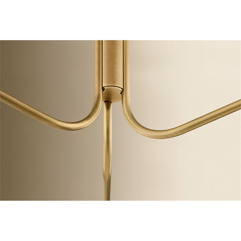 Vertex 53 Inch Semi Flush Mount by Sonneman